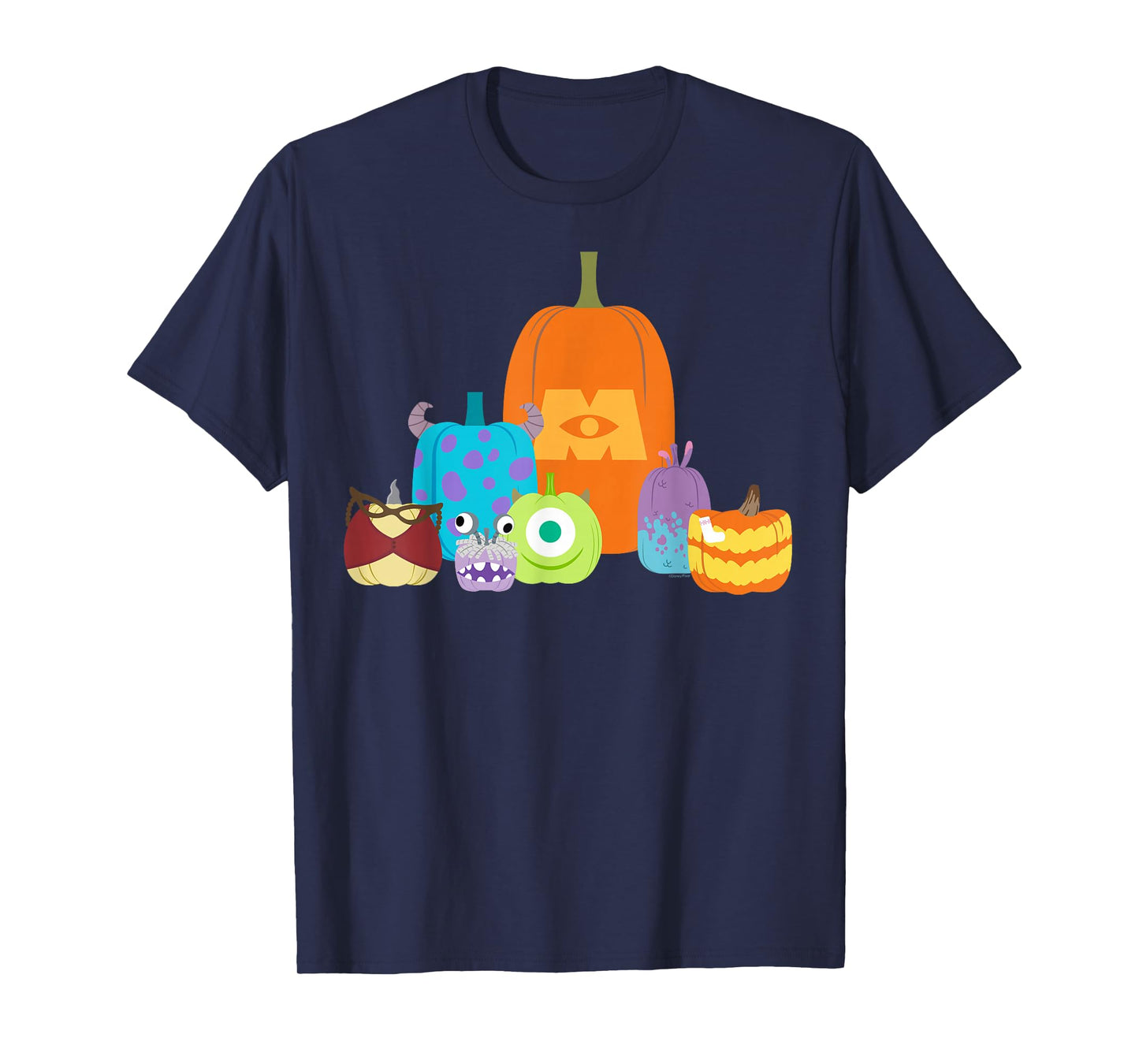 Disney and Pixar's Monsters, Inc. Halloween Pumpkin Group T-Shirt