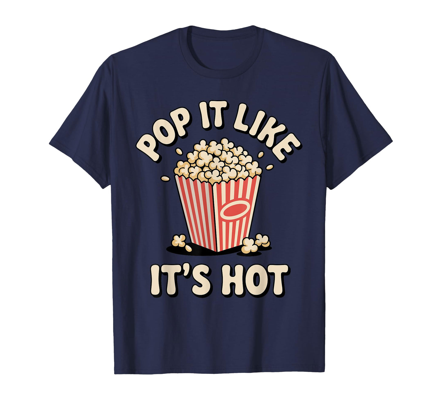 Funny Popcorn Costume for Men Women Popcorn Lover Pop Corn T-Shirt