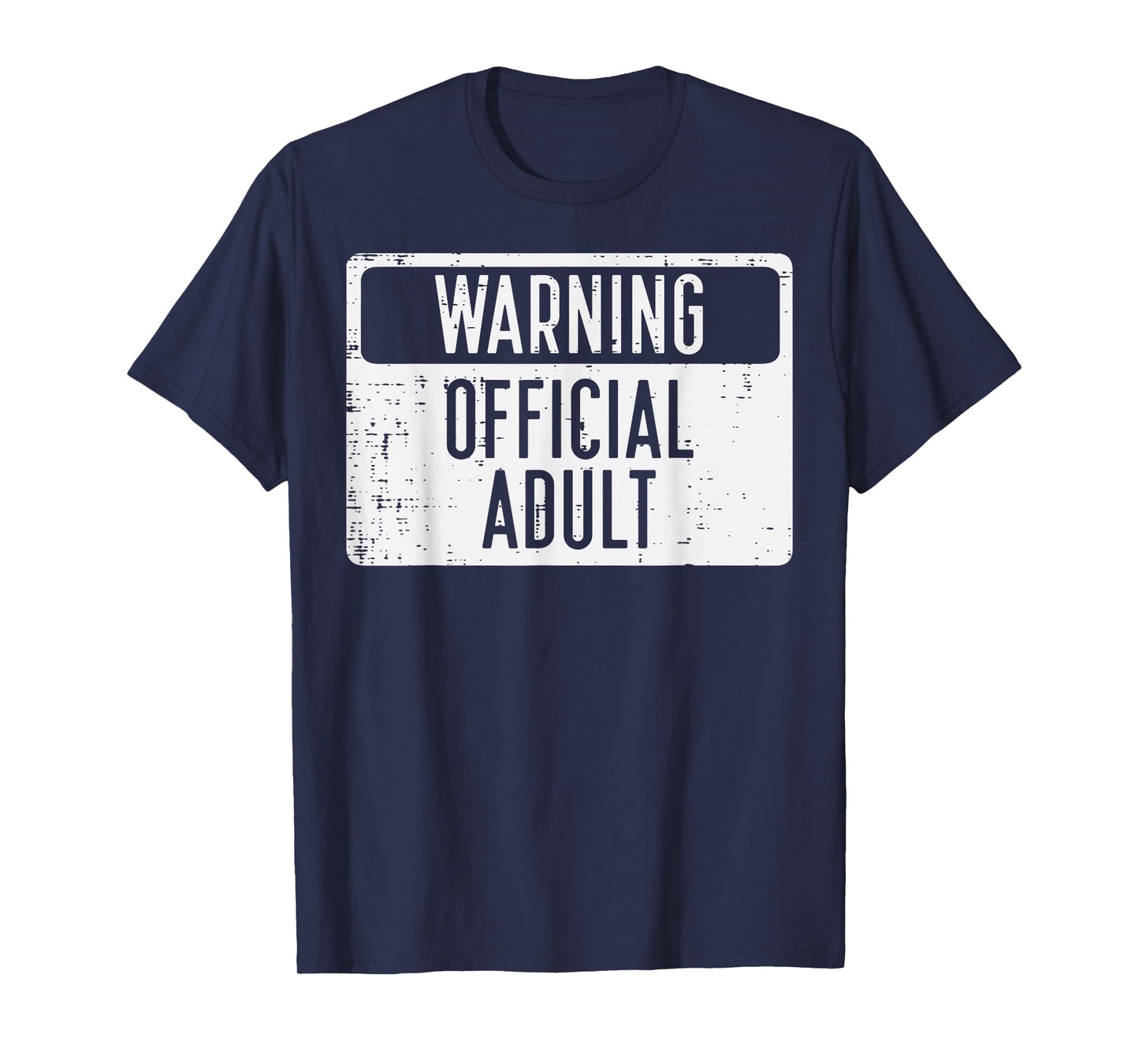 18th Birthday Warning Official Adult 18 Years Old Women Men T-Shirt
