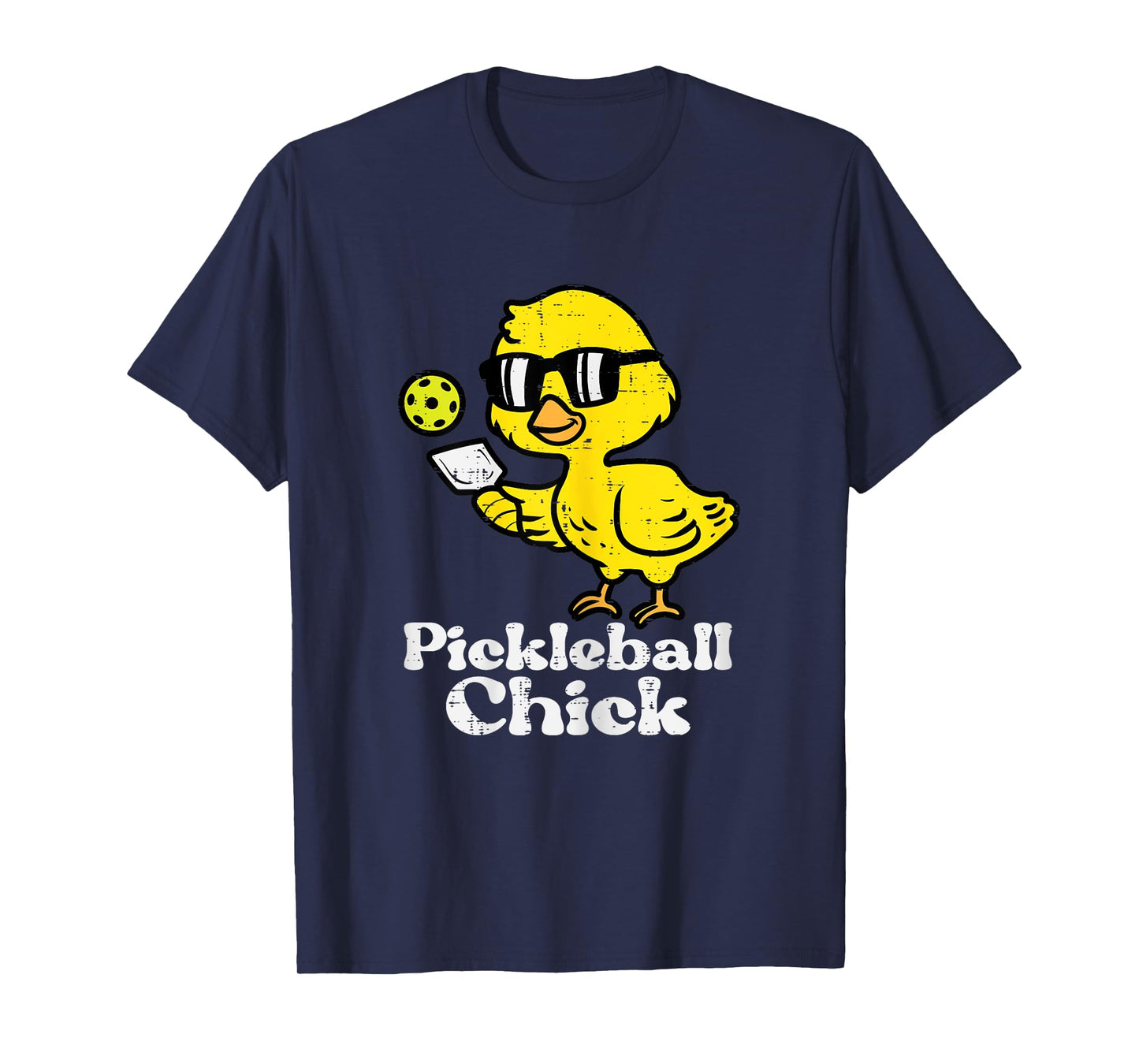 Pickleball Chick Funny Pickle Ball Women Girls Kids Toddler T-Shirt