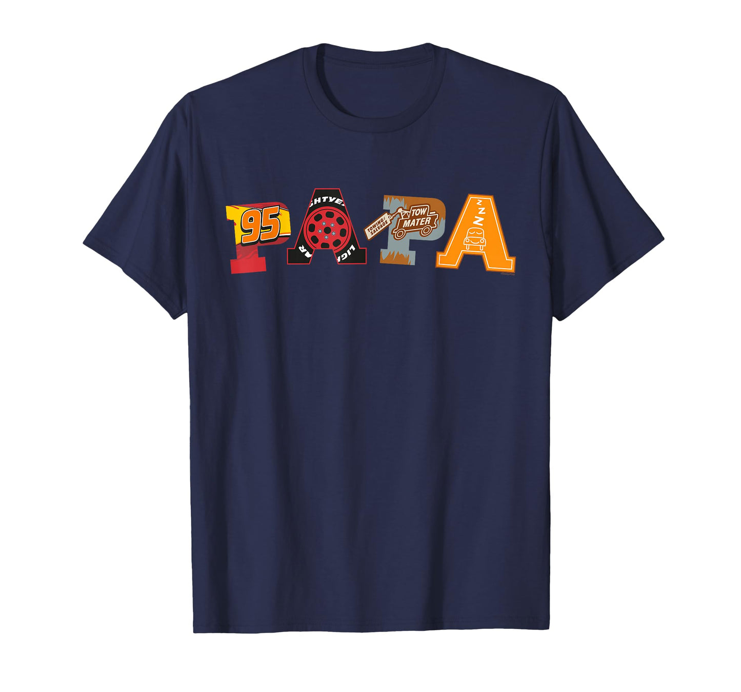Disney and Pixar's Cars Papa Father's Day Birthday Gift T-Shirt