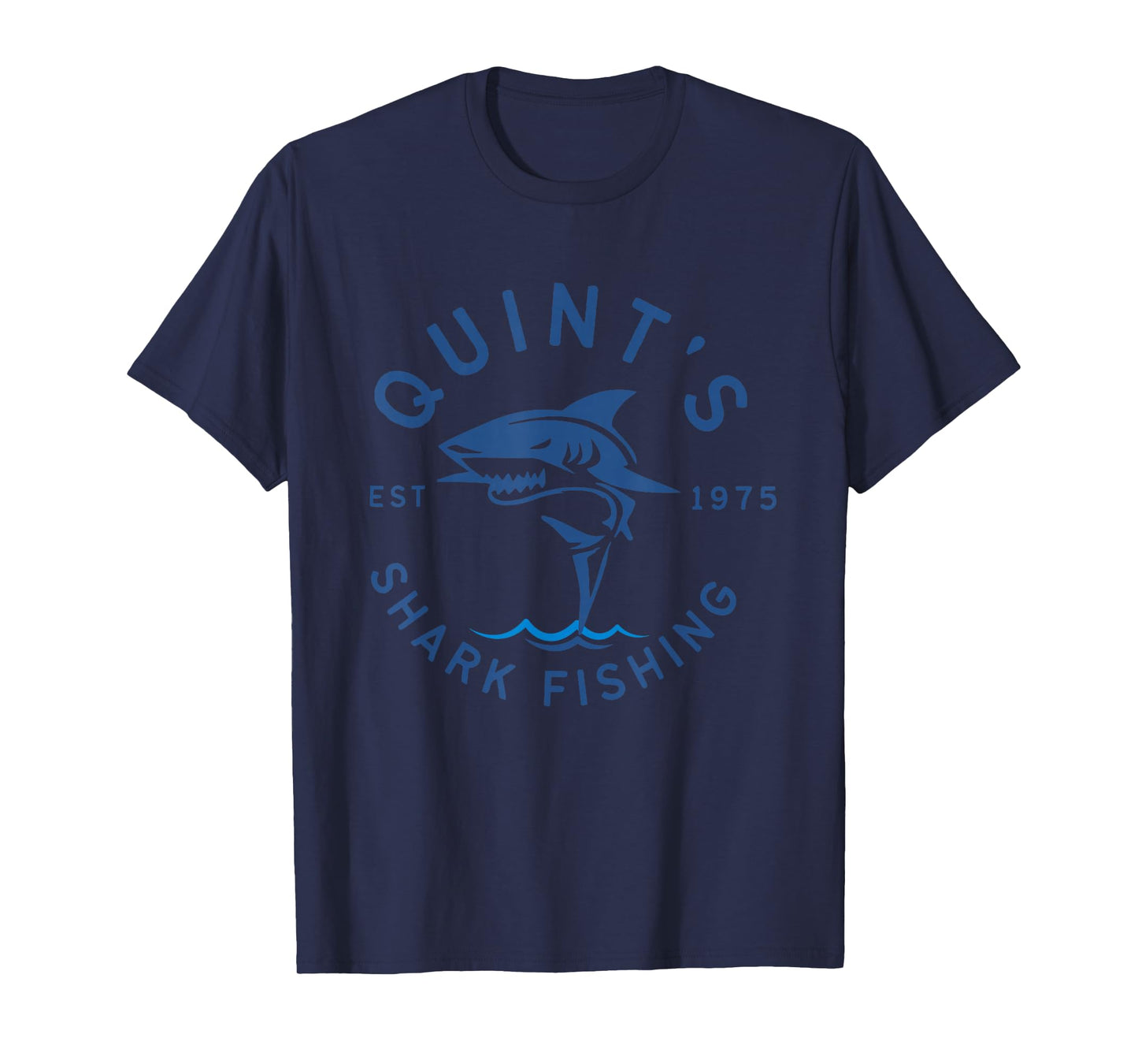 Vintage Quint's Shark Fishing 1975 Retro T-Shirt