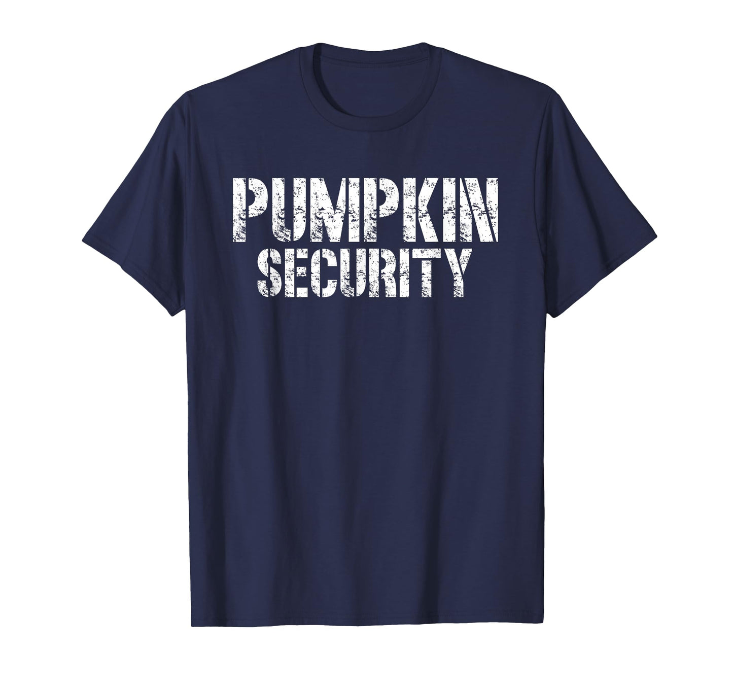 Halloween Dad Mom Daughter Adult Costume Pumpkin Security T-Shirt