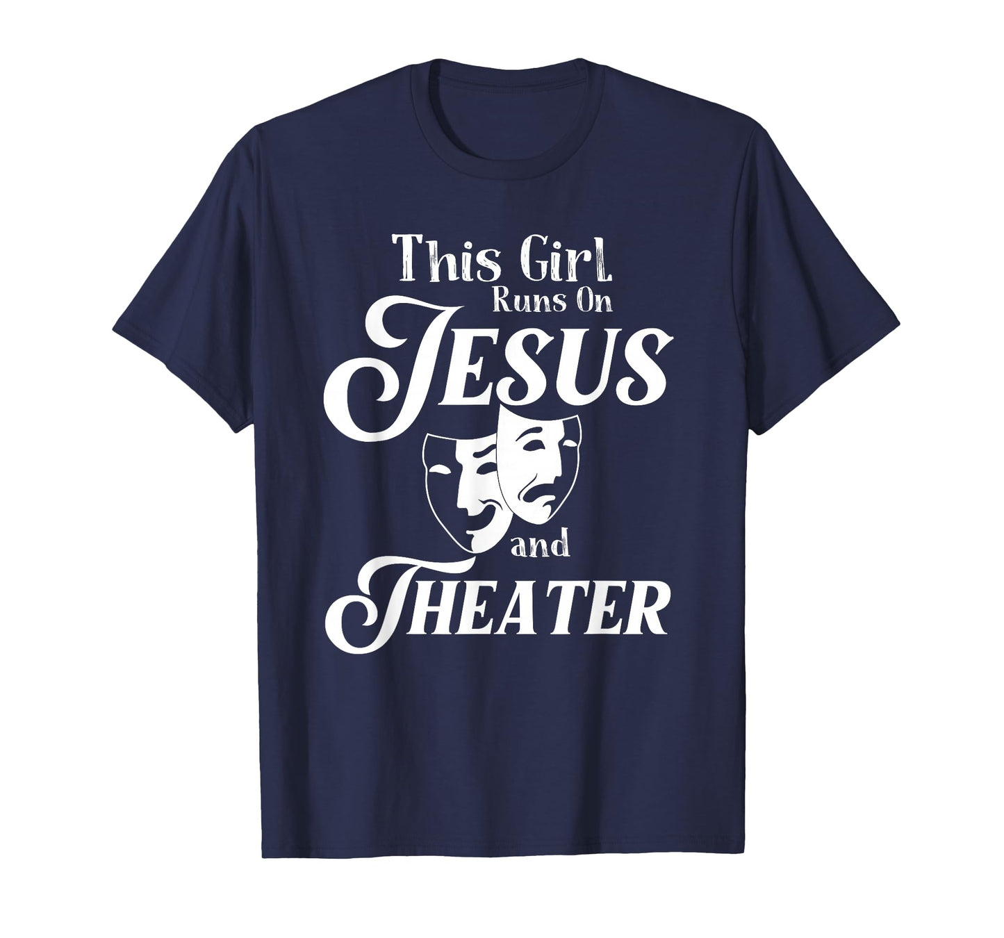 Cool Theater Art for Women Girls Musical Broadway Theater T-Shirt