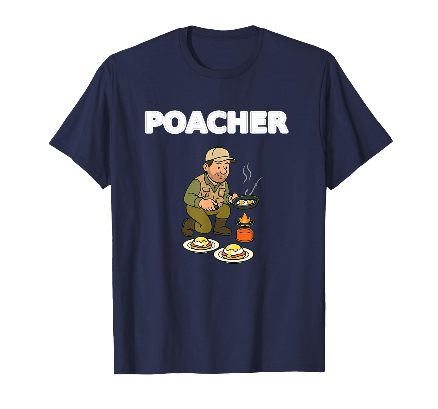 Poacher Fishing Tee Fishing Gift Hunting Gift Funny Fishing T-Shirt