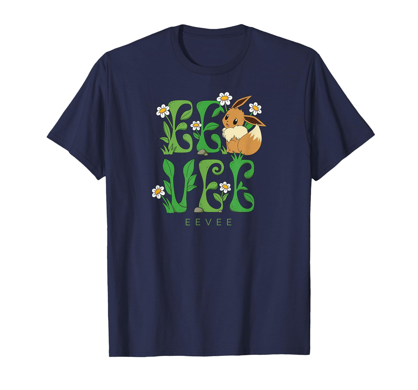 Pokémon - Eevee Floral First Generation Normal Type T-Shirt