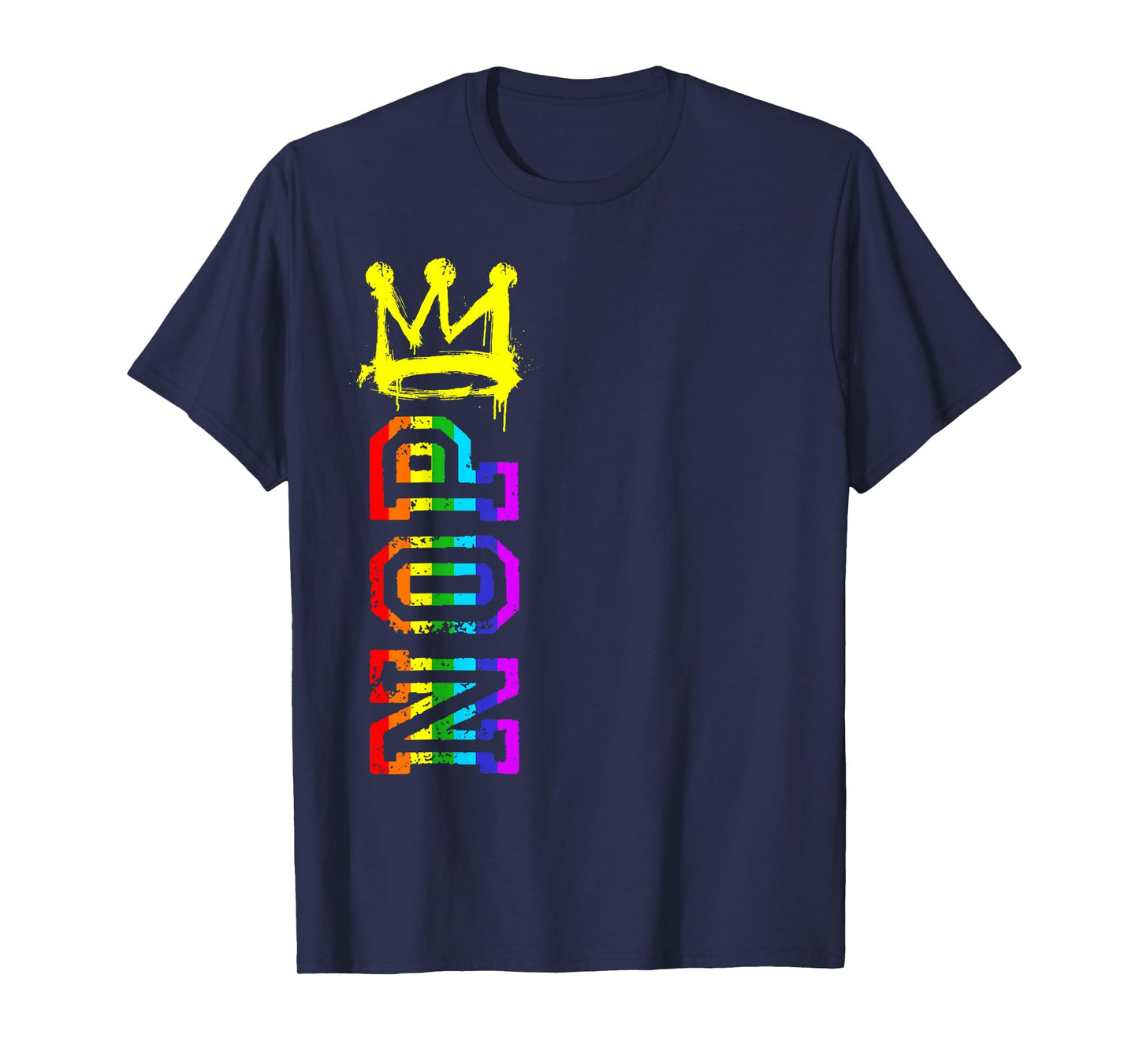 No Kings Protest Sign Vertical LGBT Pride Shirt Men Women T-Shirt