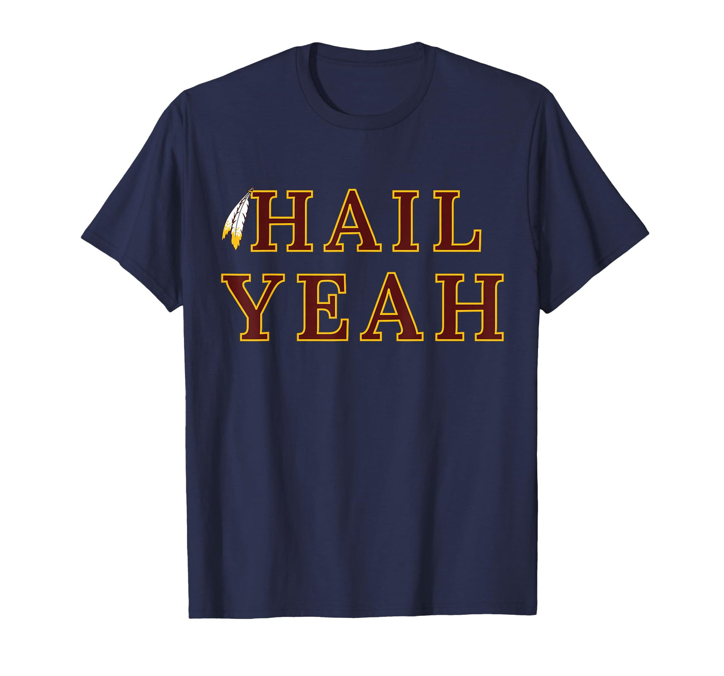 Hail Yeah outfits Funny Hail Yeah T-Shirt - Unisex-Adults, Unisex-Kids - Black - Small - Short Sleeve - T-Shirt - Cotton 80%, Polyester 20%