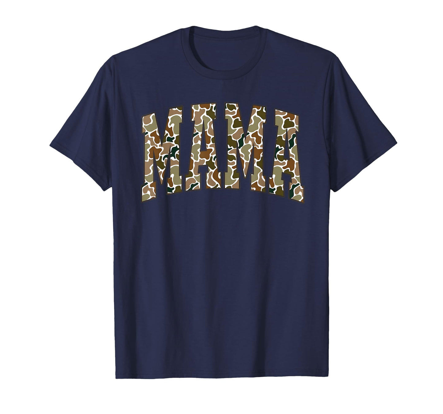 Mama Mommy Happy Mother's Day Mom Life Retro Camouflage T-Shirt