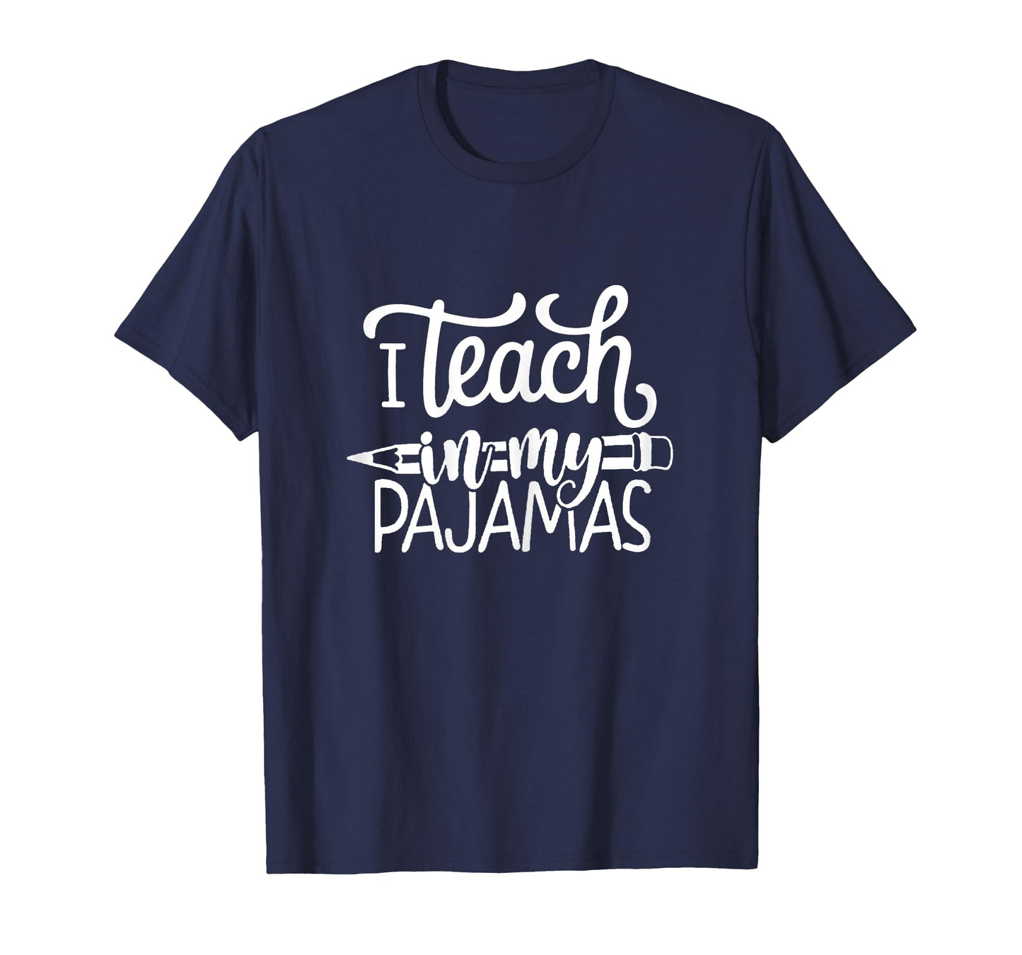 Funny Homeschool Mom Teacher I Teach In My Pajamas For Women T-Shirt
