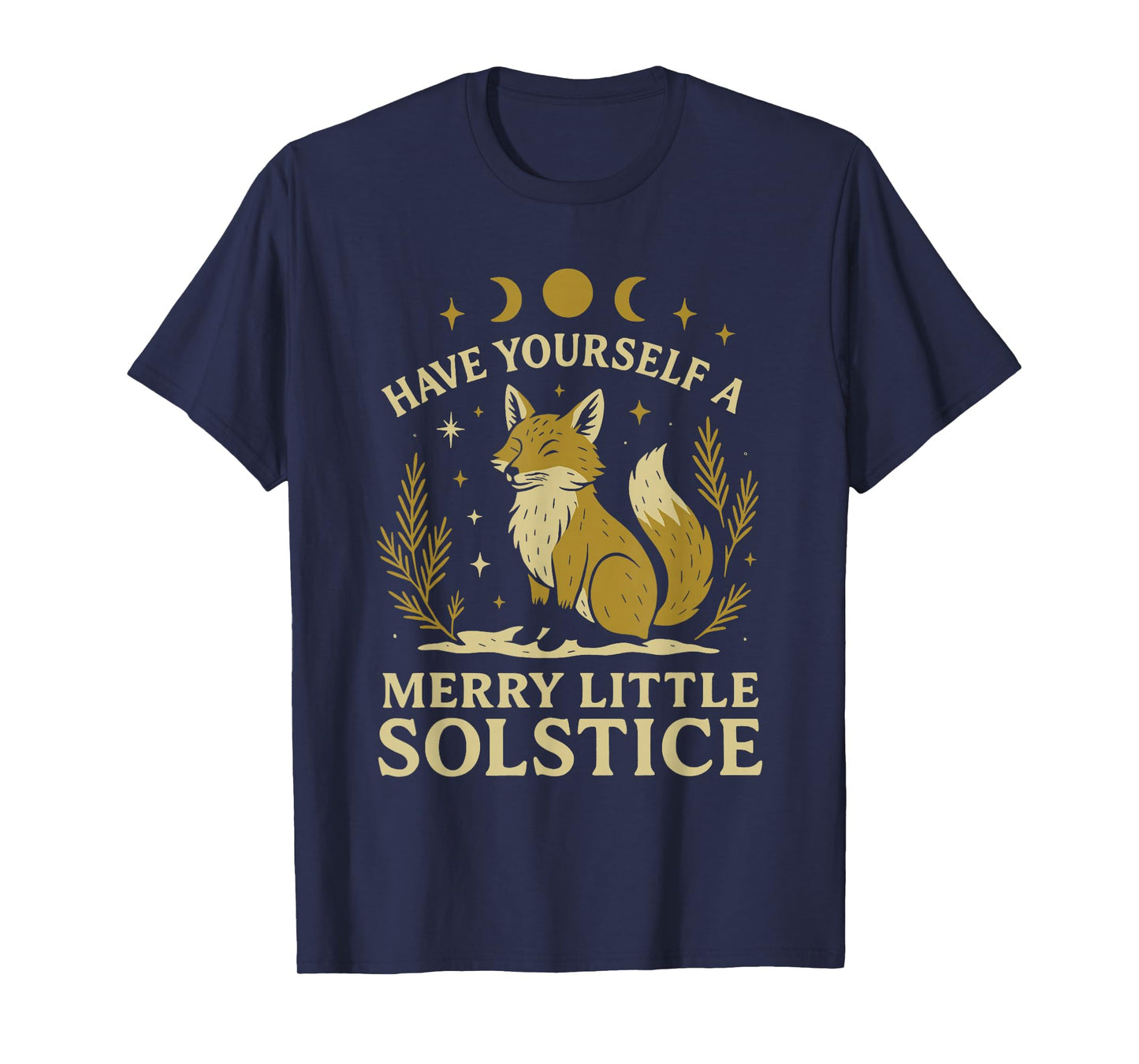 Have Yourself A Merry Little Solstice Fox Mystic T-Shirt