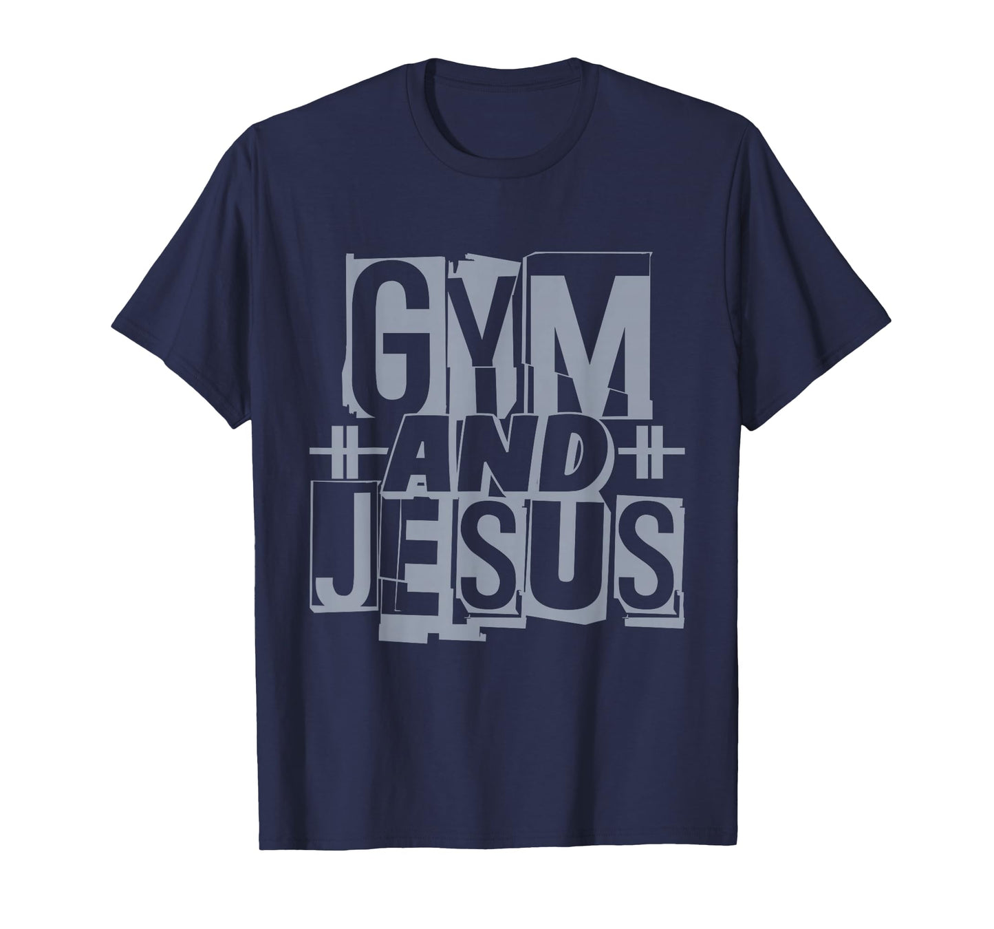 Lift Heavy Pray Hard with Cross Believers who Train T-Shirt