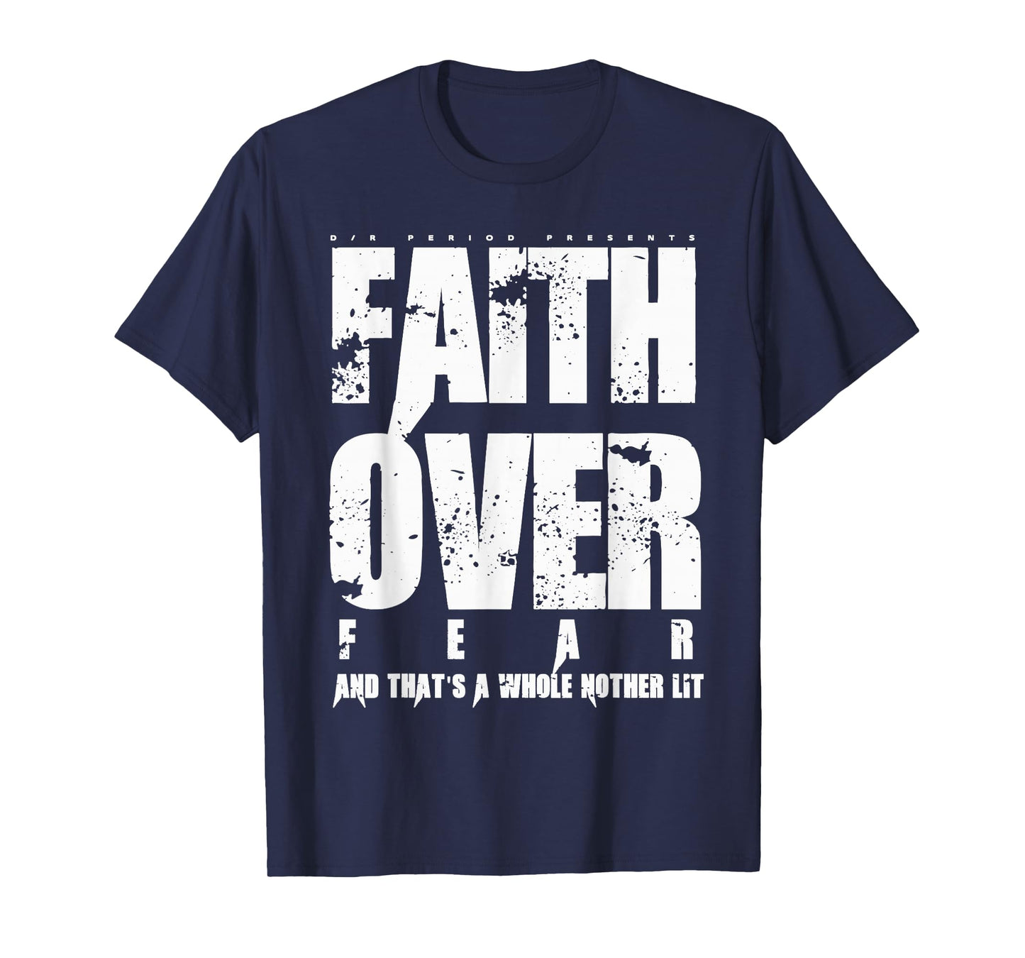 Retro Faith Over Fear Classic Vintage Jesus Christian T-Shirt