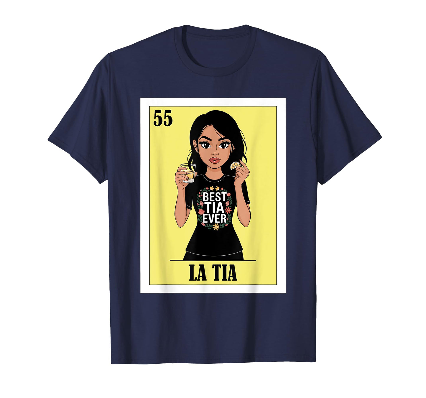 Funny Mexican Design for Aunt - La Tia T-Shirt