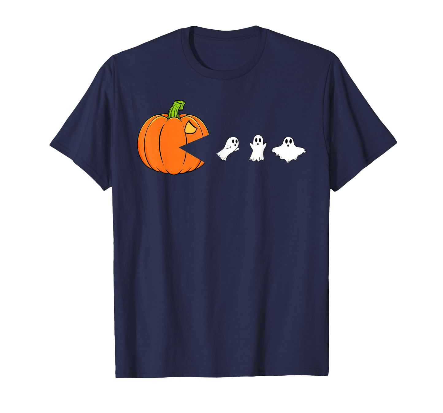 Halloween Pumpkin Funny Ghosts Gamer Boys Kids Women Men T-Shirt