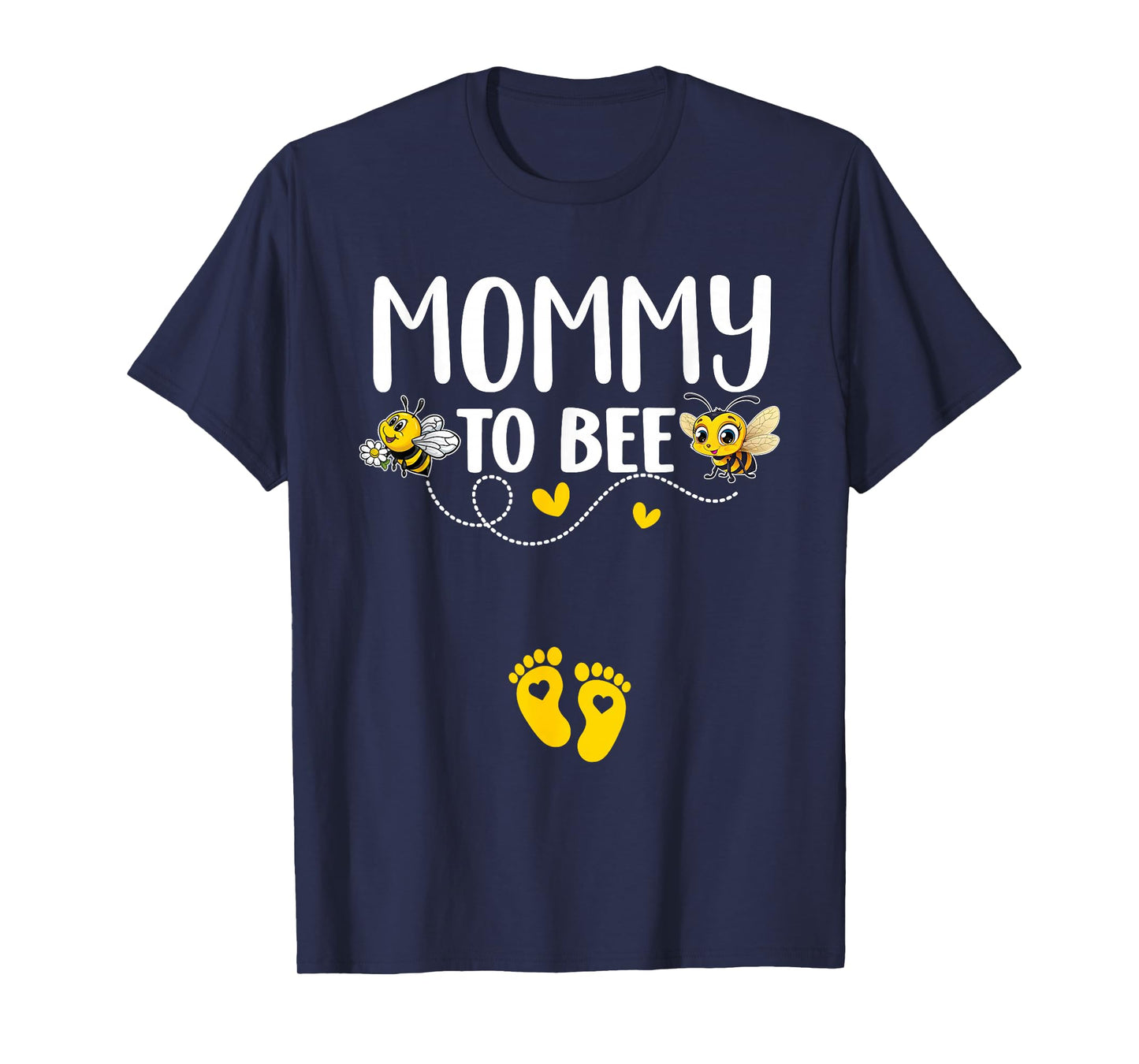 Mommy To Bee Gender Reveal Pregnancy Announcement Mommy T-Shirt