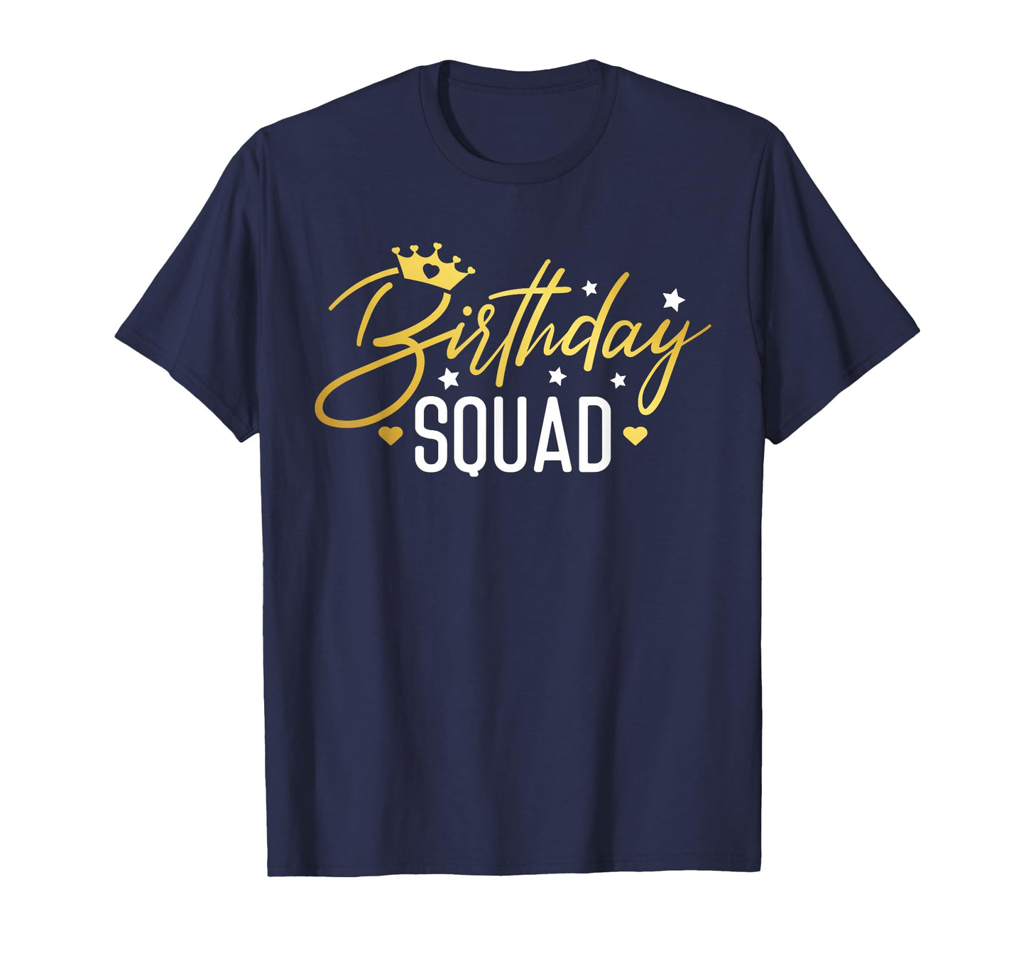 Birthday Squad Party Matching Family Group Funny Birth Team T-Shirt