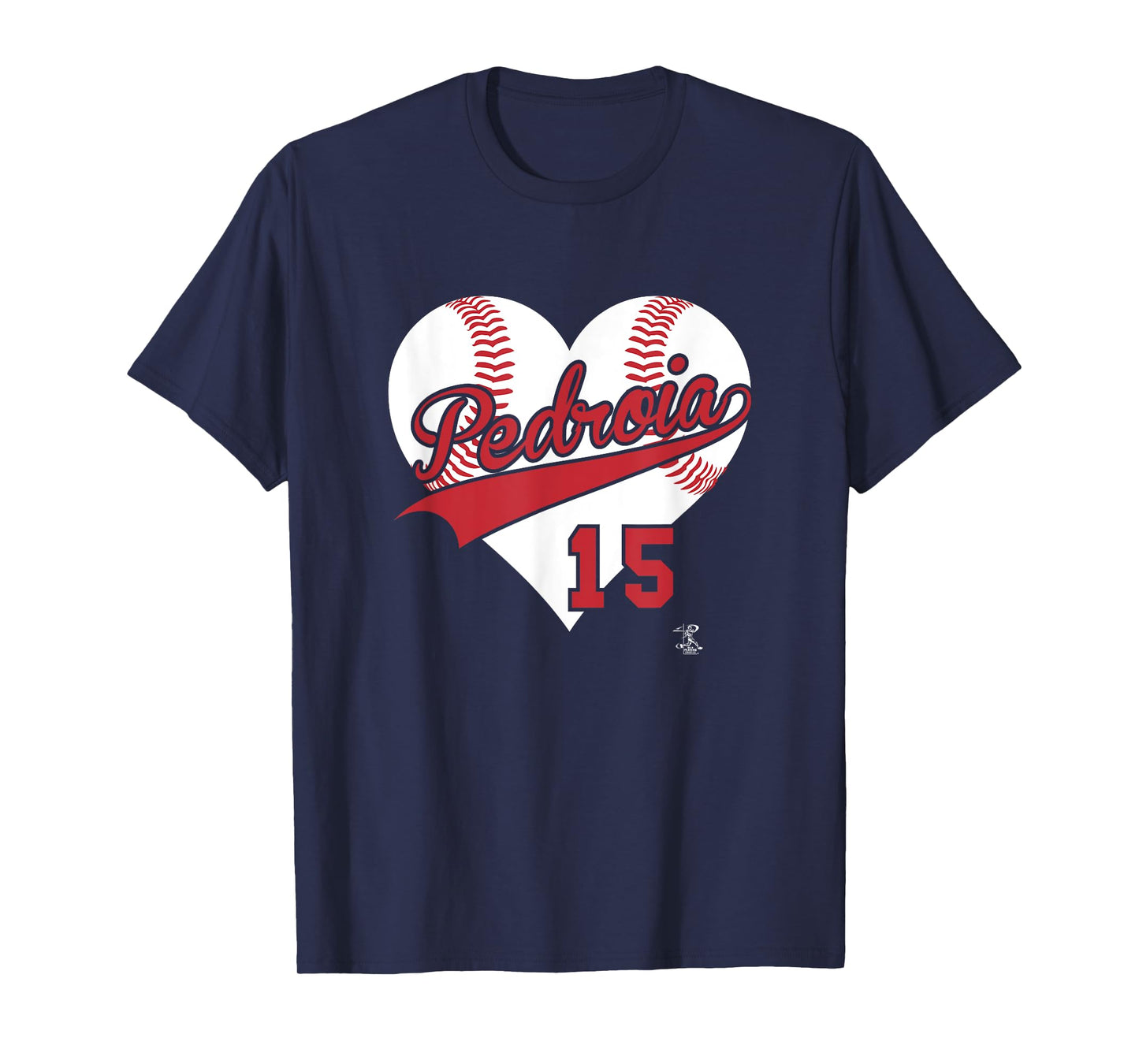 Dustin Pedroia Baseball Heart Gameday T-Shirt