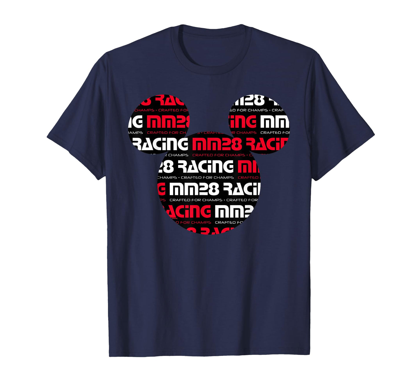 Disney Mickey Mouse Racing Champs MM28 Race Car Team Icon T-Shirt