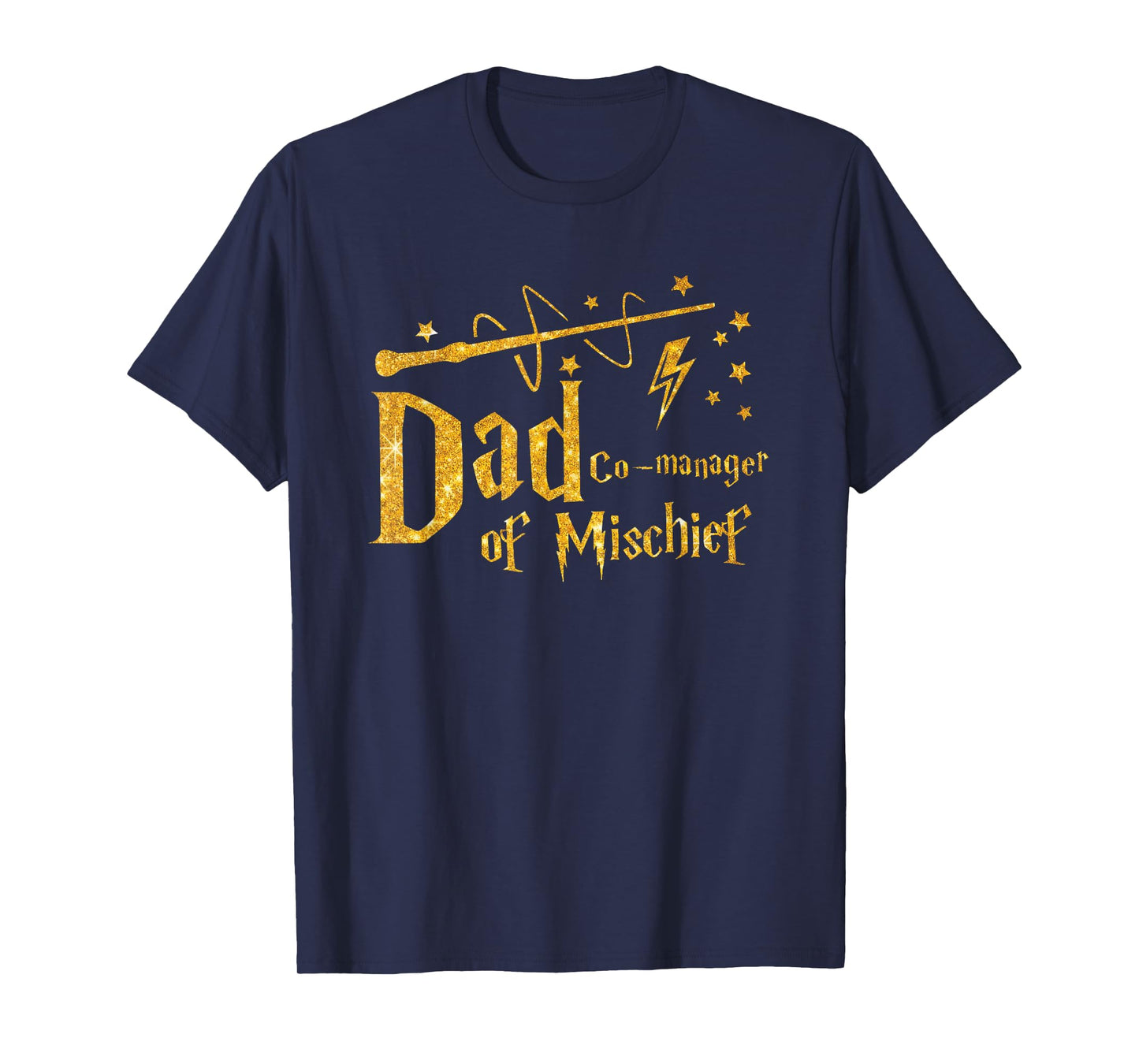 Magical Dad Manager of Mischief Birthday Family Matching T-Shirt