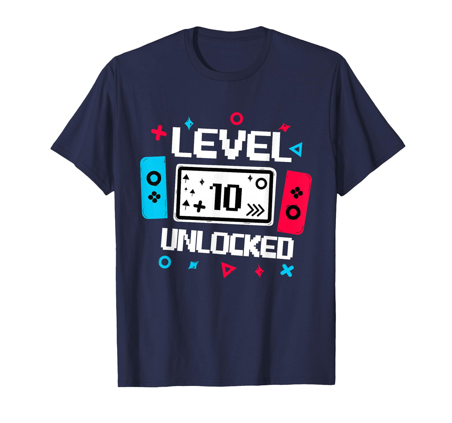 Level 10 unlocked Gamer 10th Birthday Gift Video Game lovers T-Shirt