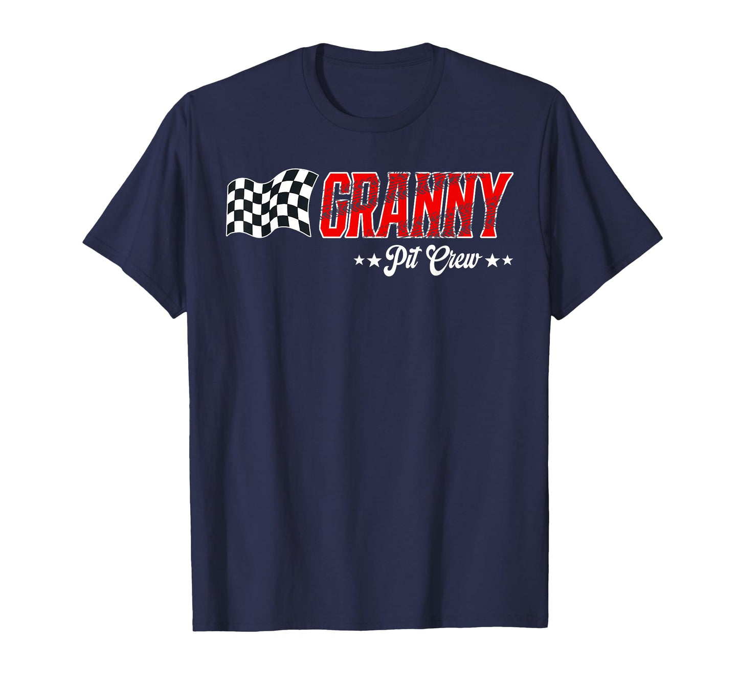 Granny Pit Crew Race Car Birthday Family Matching T-Shirt