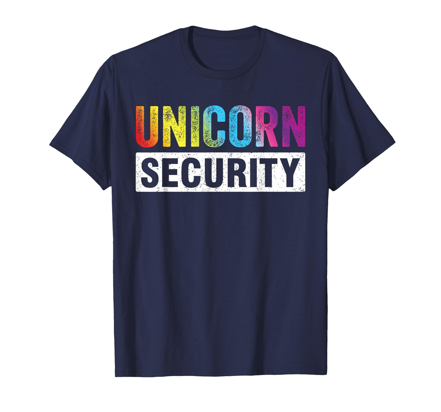 Unicorn Security Funny Halloween Costume T-Shirt