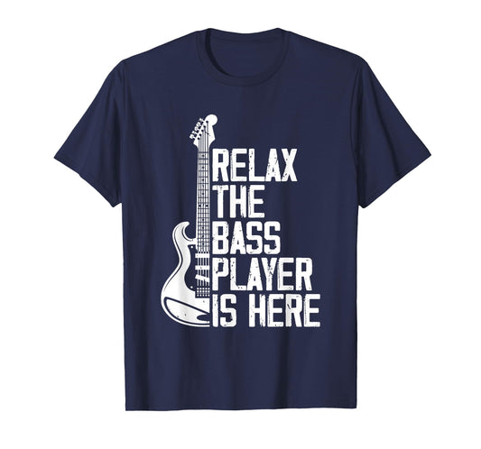 Bass Guitar Player Musician Pun for Guitarist Music Bassist T-Shirt