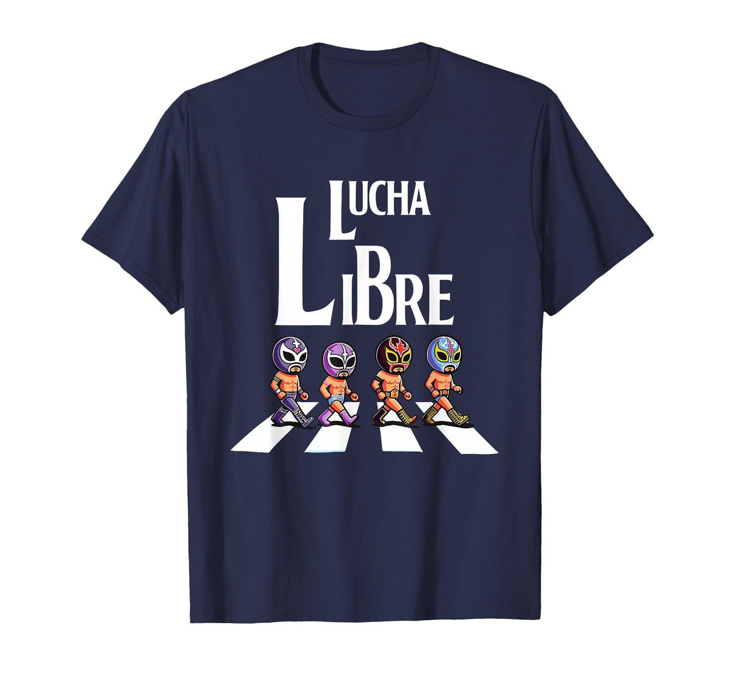Hilarious Mexican Wrestling | Funny Wrestler Apparel Libre T-Shirt
