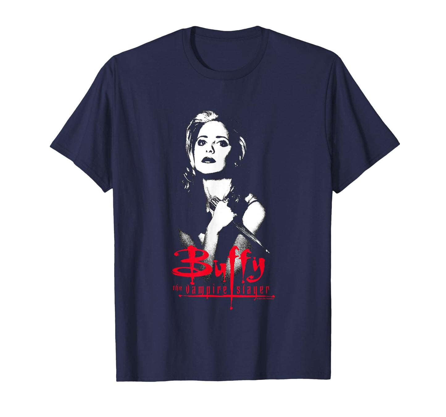 Buffy The Vampire Slayer Buffy Summers Shadowed Portrait T-Shirt