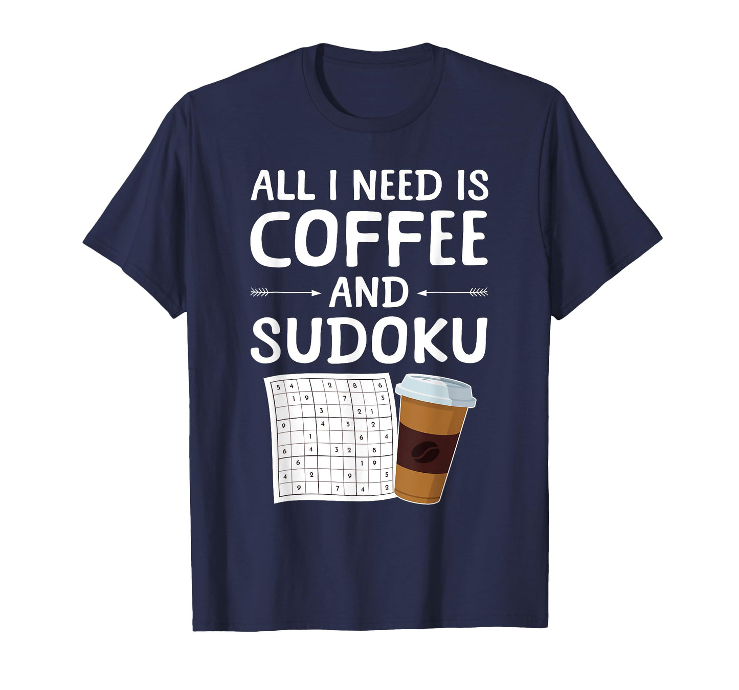 Cool Sudoku Design for Men Women Sudoku Player Sudoku Lover T-Shirt