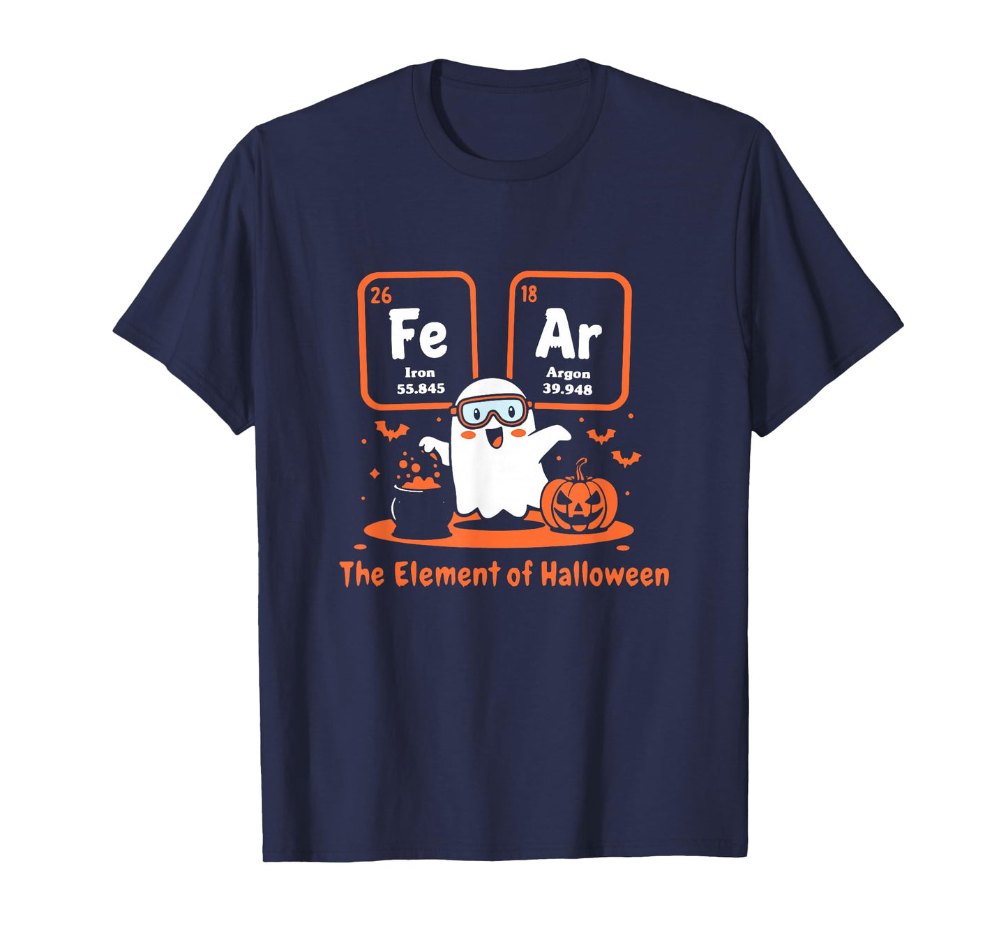 Chemistry Fear The Element of Halloween Cute Chemist T-Shirt
