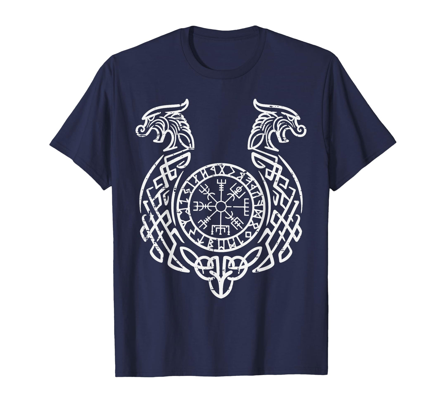 Viking Compass Helm Of Awe Norse Mythology Men Women Kids T-Shirt
