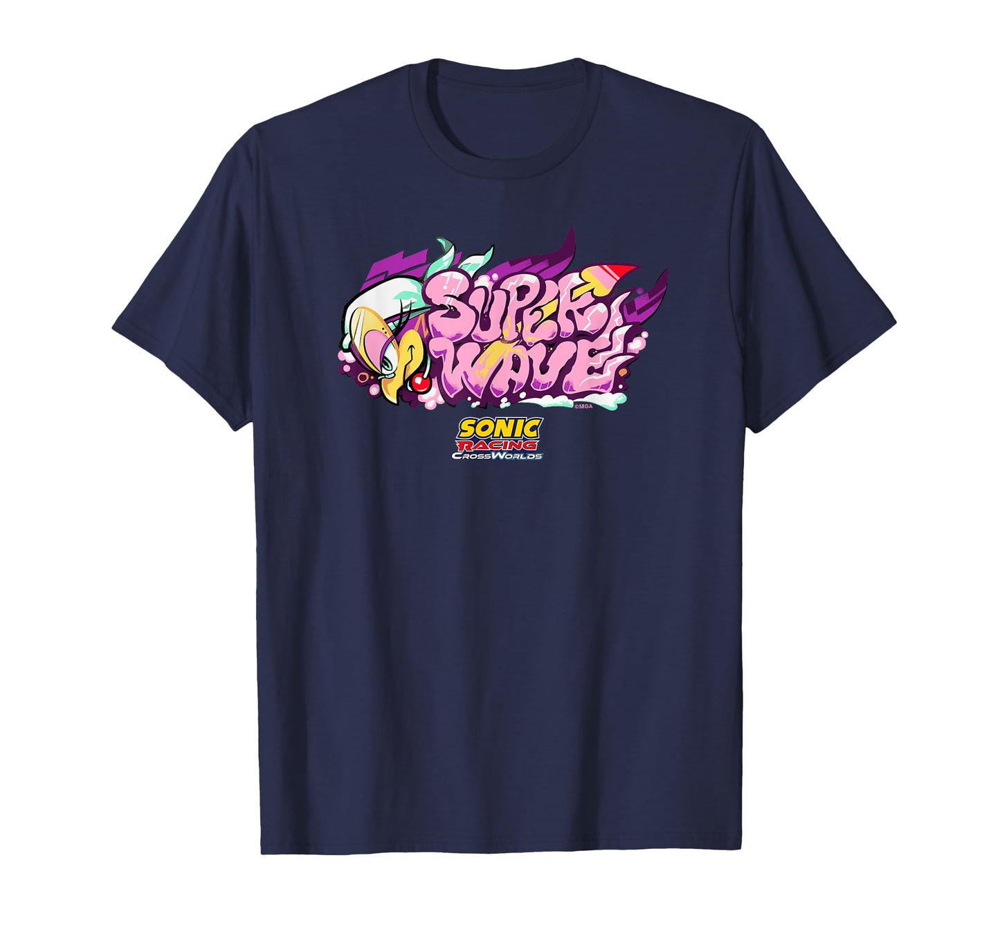Sonic Racing CrossWorlds - Wave Decal T-Shirt