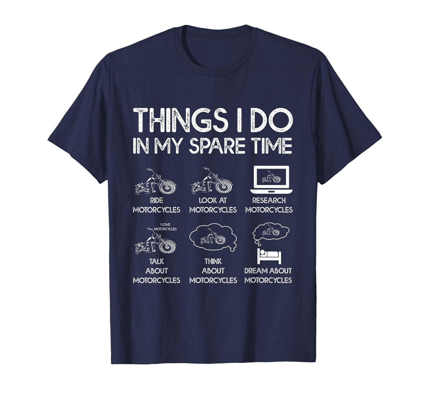 Things I Do in My Spare Time Motorcycle Rider T-Shirt