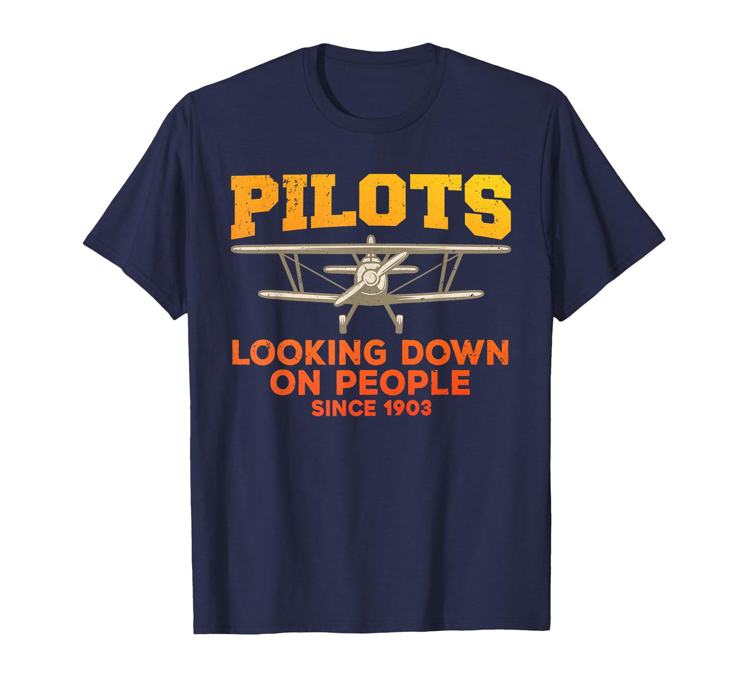 Funny Pilot Design for Men Women Aviation Airplane Pilot T-Shirt