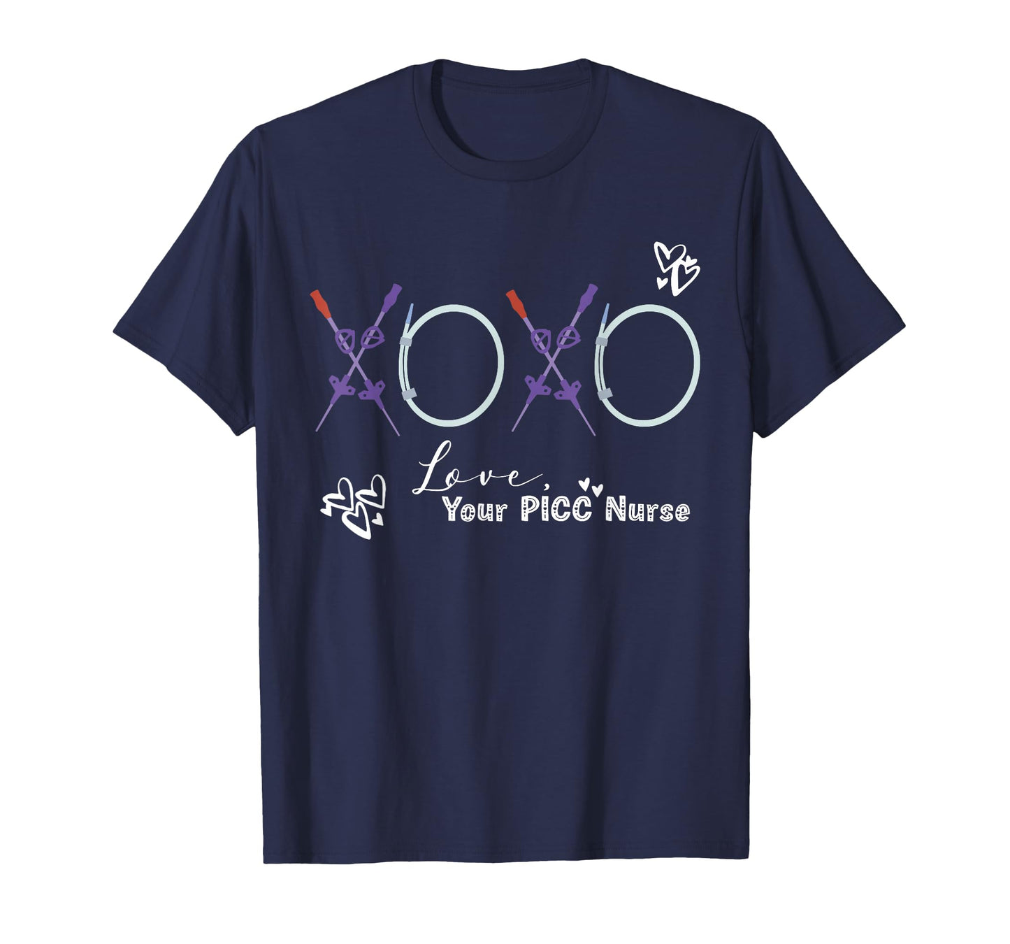 XOXO from Your PICC Nurse Valentine Infusion Specialists VAT T-Shirt