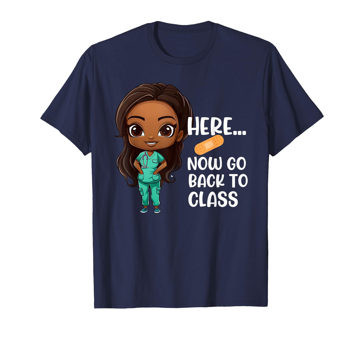 African American Black School Nurse Appreciation Nursing T-Shirt