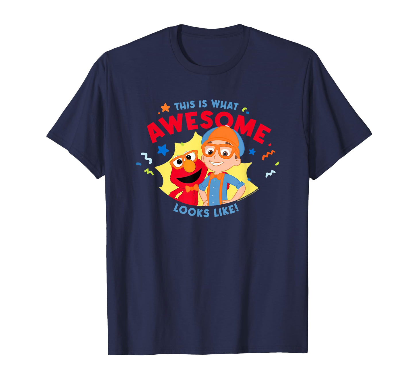 Blippi Sesame Street This Is What Awesome Looks Like! T-Shirt