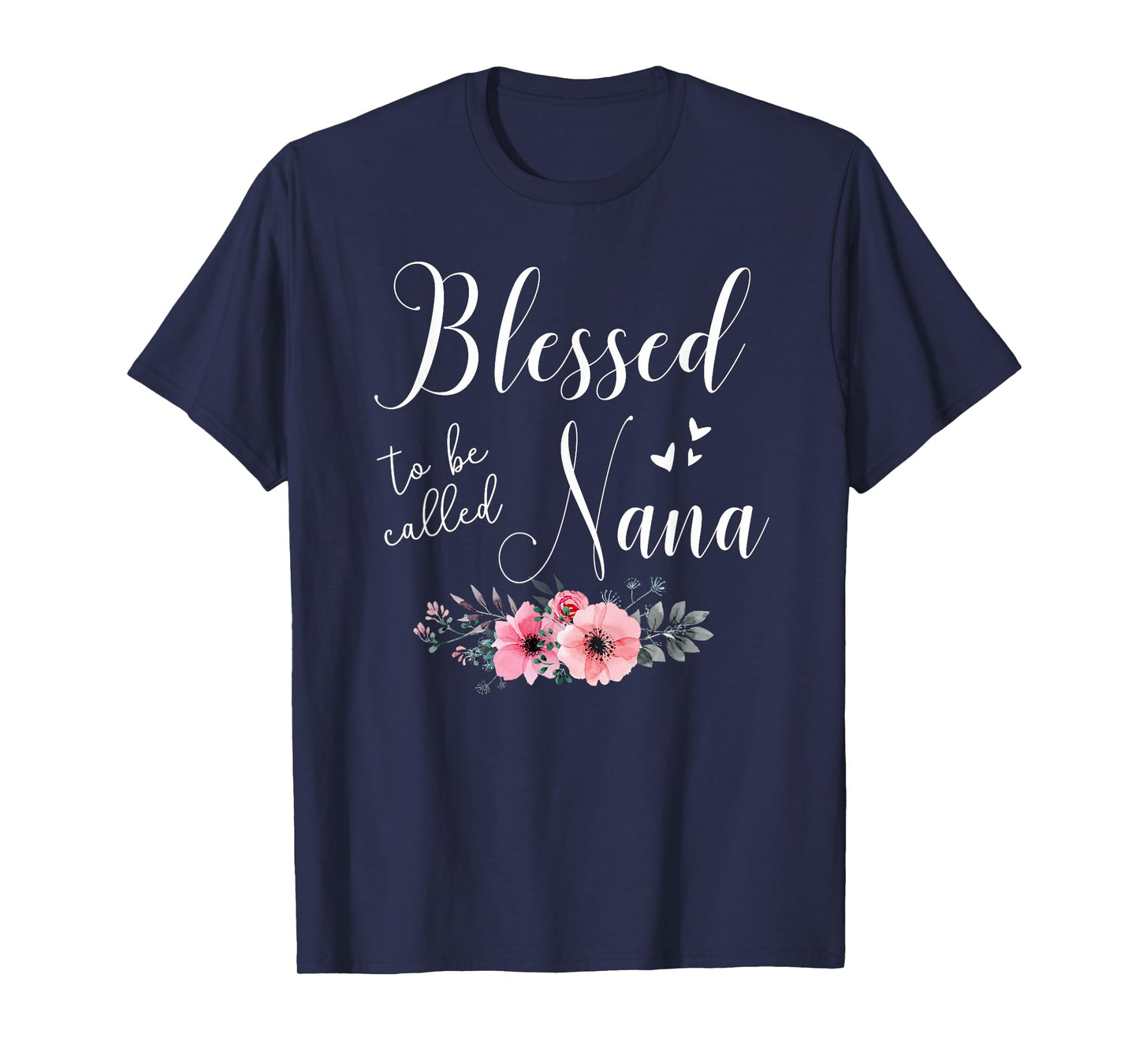 Blessed To Be Nana Women Grandma Mother's Day Christmas T-Shirt