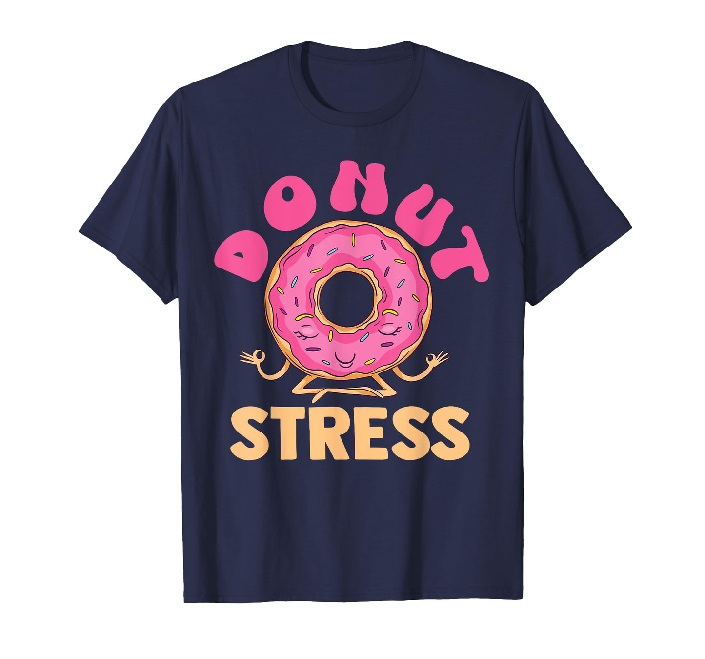 Cute Meditating Baking Donut Stress for Bakers T-Shirt