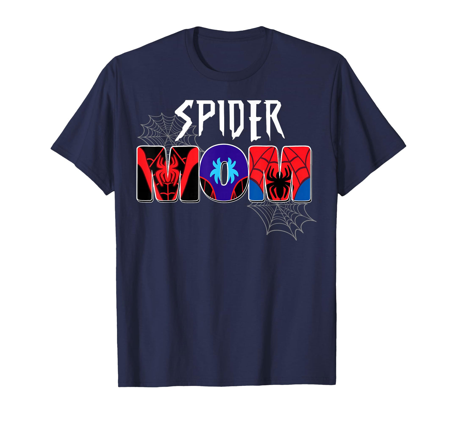 Women Spider Mom Mother's Day Matching Family Birthday T-Shirt