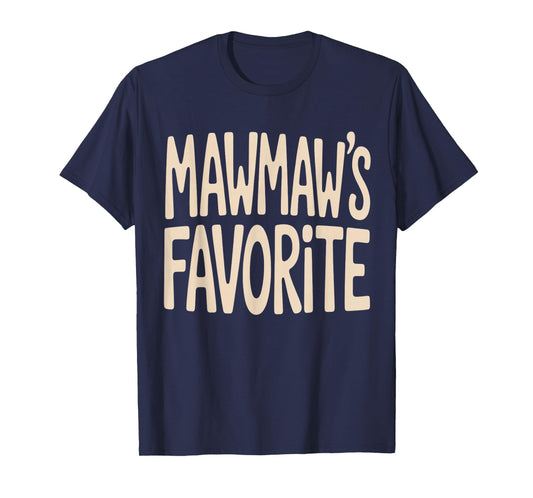 Mawmaw’S Favorite Funny Grandparent Grandchild Vintage T-Shirt