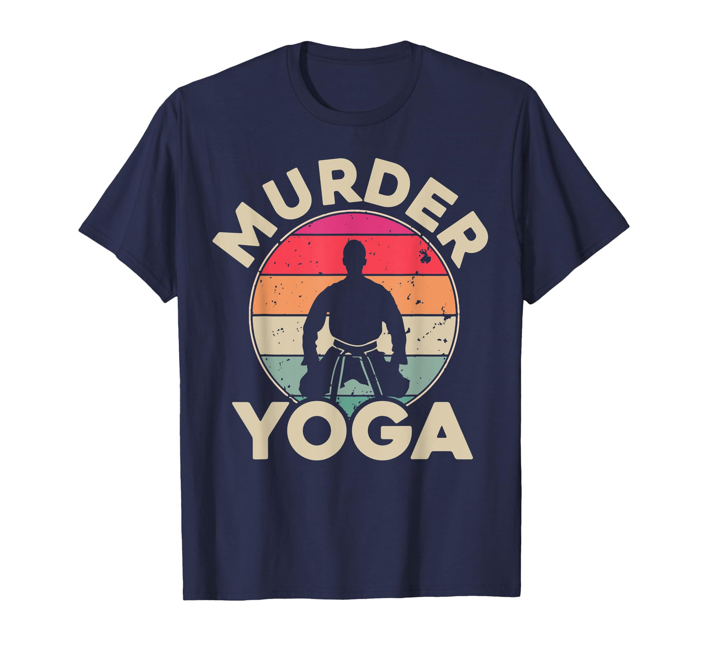 Vintage Jiu Jitsu Shirt Brazilian Jiu Jitsu Murder Yoga BJJ T-Shirt