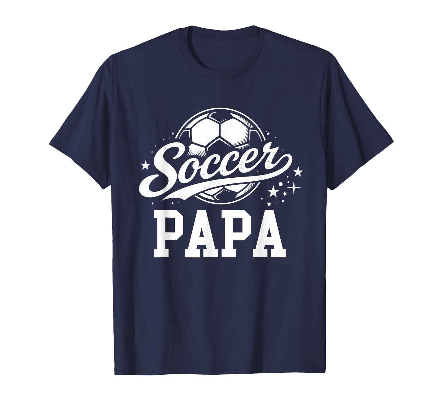 Soccer Papa Vintage Soccer Ball T-Shirt
