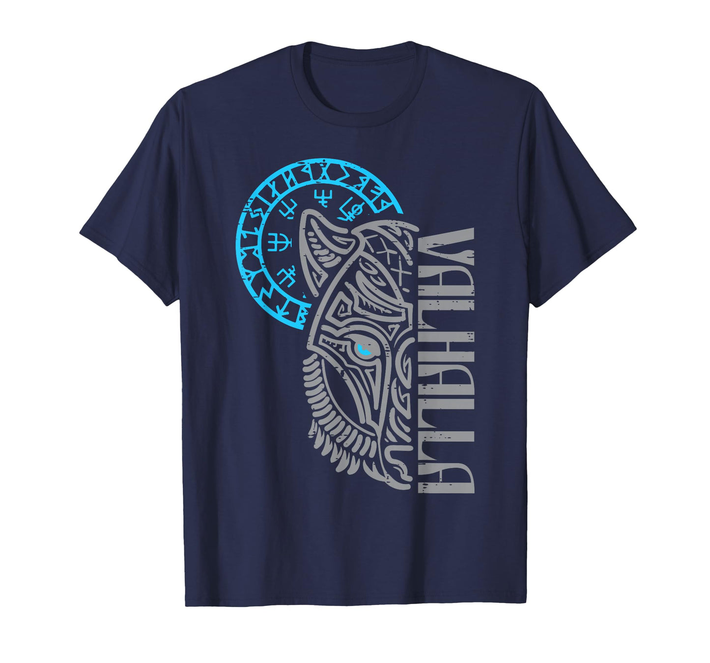 Viking Valhalla Wolf Mask Norse Mythology Men Women Kids T-Shirt