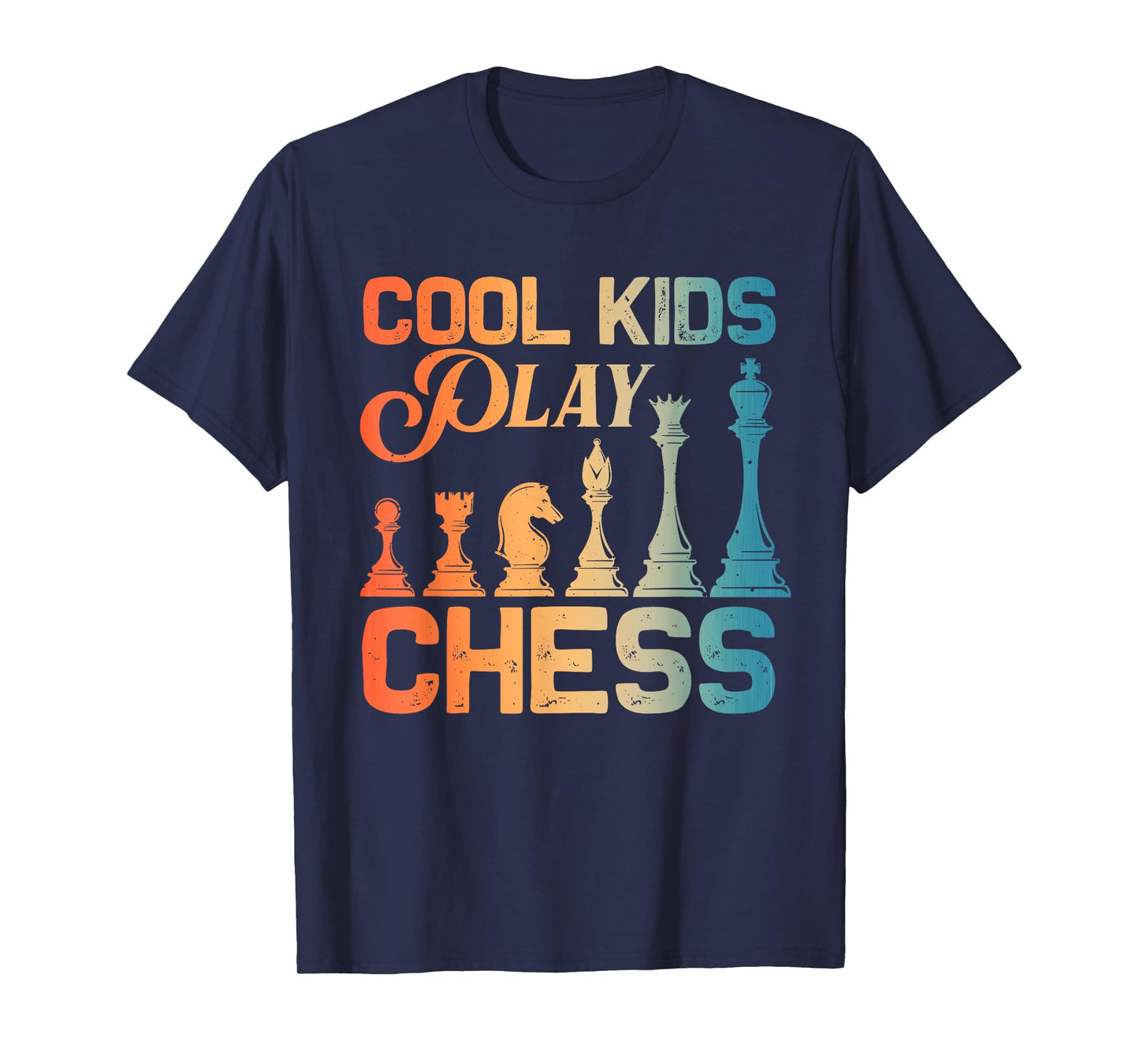 Cool Chess Art For Kids Boys Girls Chess Lover Chess Player T-Shirt