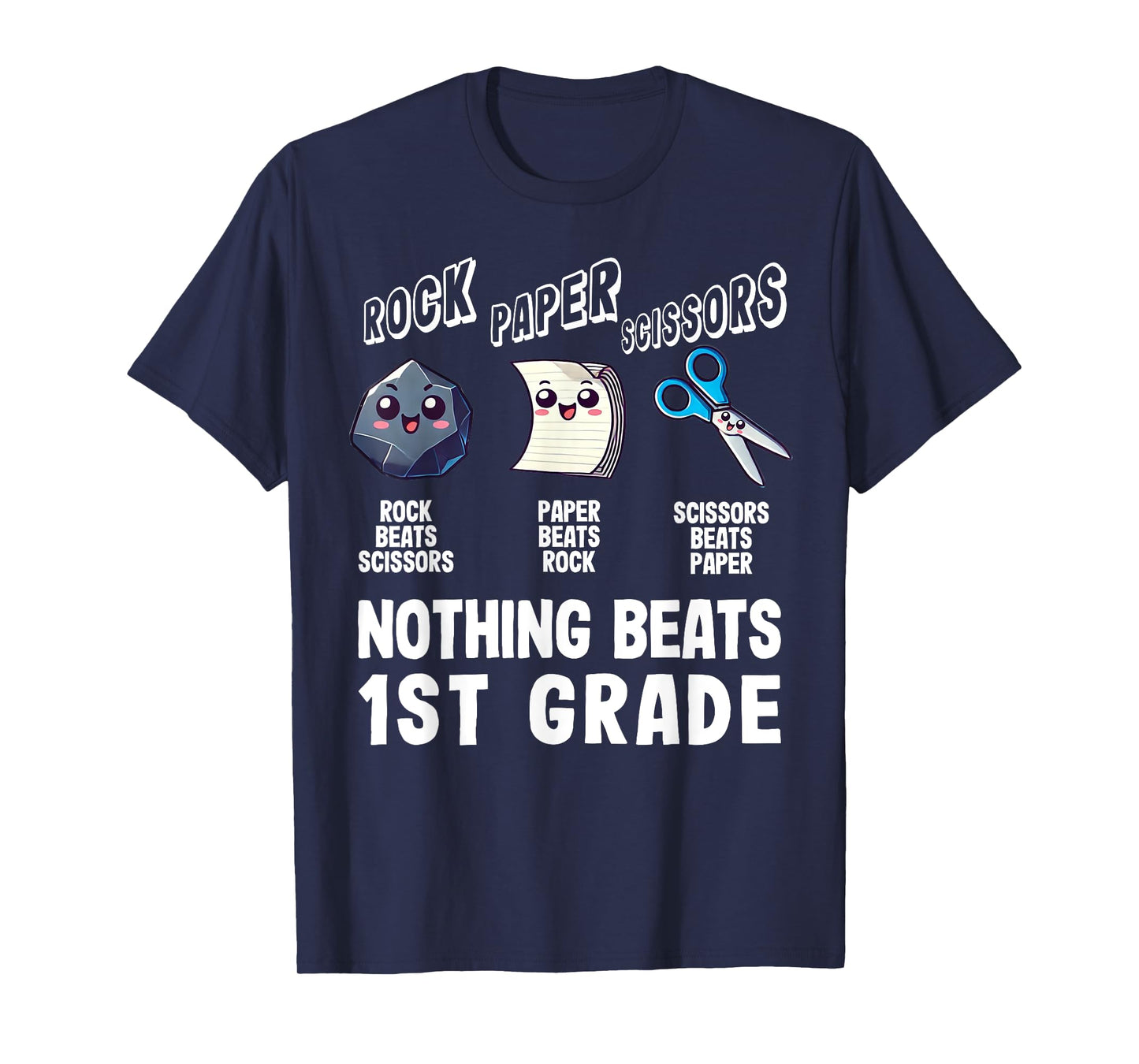 Funny Nothing Beats 1st First Grade Student or Teacher T-Shirt