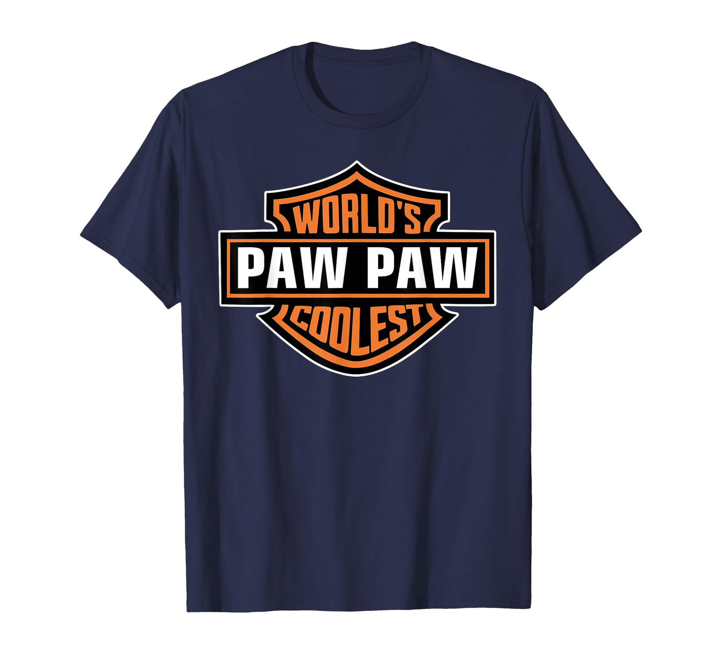 Mens World's Coolest PAW PAW Best Dad In The World Father's Day T-Shirt