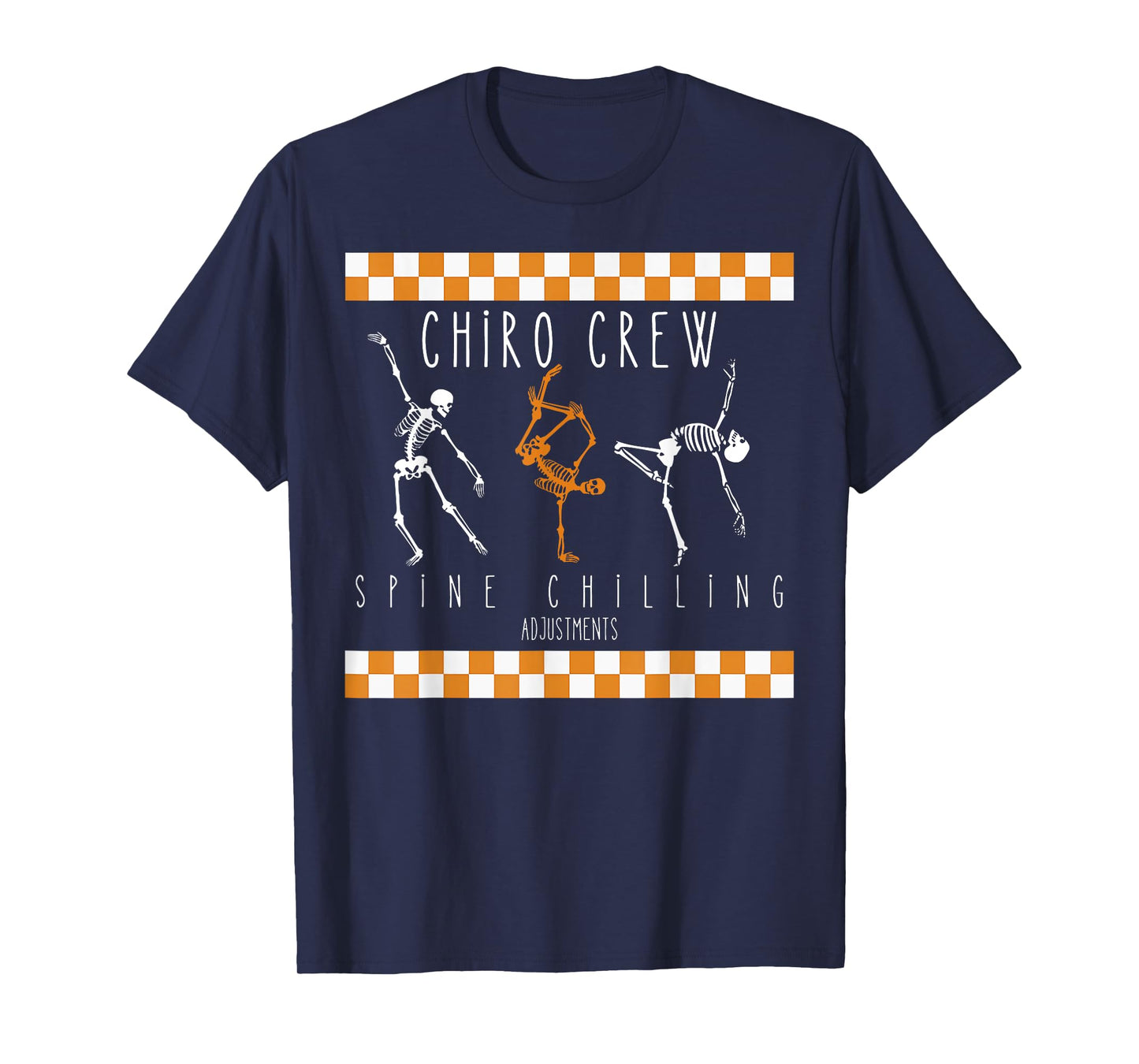 Skeleton Dancing Chiro Crew Chiropractor Halloween Costume T-Shirt